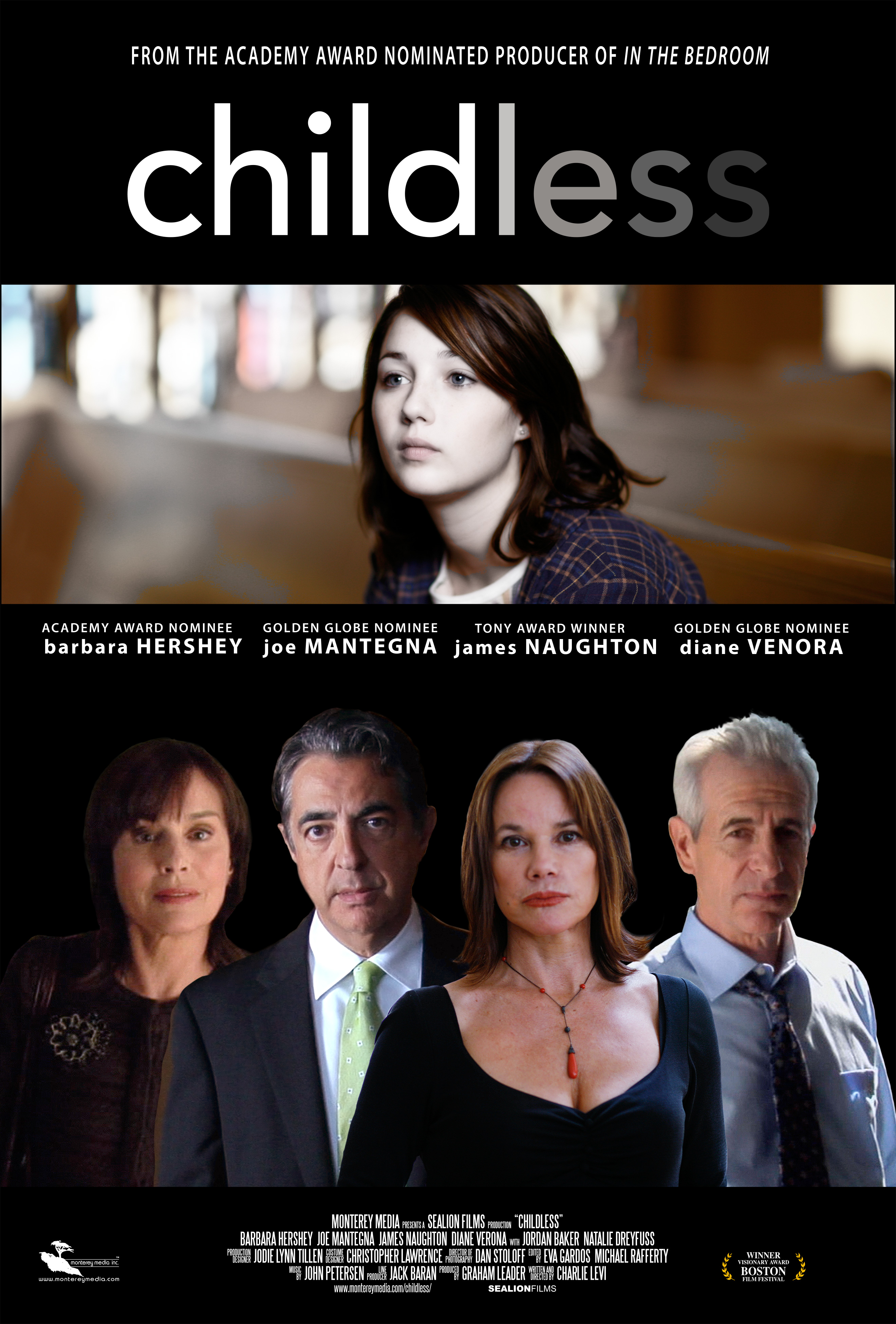 Barbara Hershey, Joe Mantegna, Natalie Dreyfuss, James Naughton, and Diane Venora in Childless (2008)