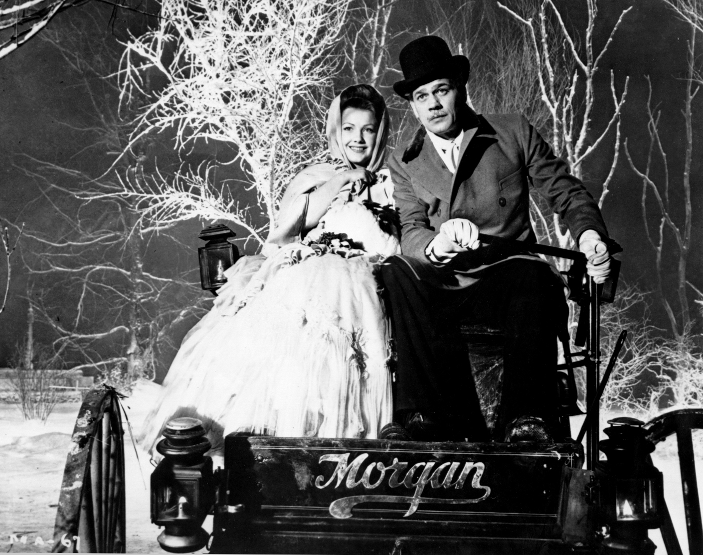 Anne Baxter and Joseph Cotten in The Magnificent Ambersons (1942)