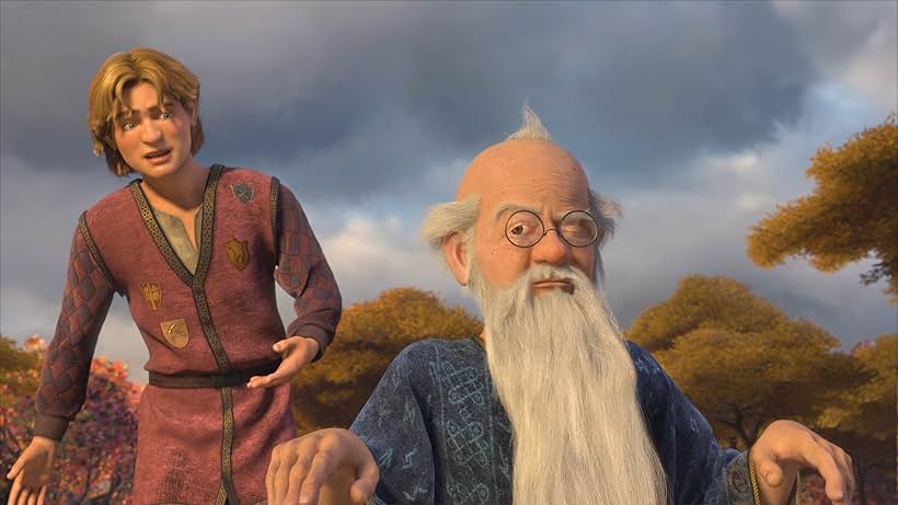 Eric Idle and Justin Timberlake in Shrek the Third (2007)