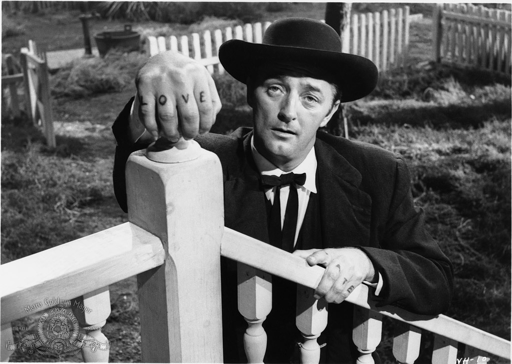 Robert Mitchum in The Night of the Hunter (1955)