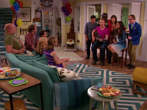 Leigh-Allyn Baker, Eric Allan Kramer, Micah Williams, Jason Dolley, Bridgit Mendler, Kevin Covais, Bradley Steven Perry, Shane Harper, Samantha Boscarino, and Cyrina Fiallo in Good Luck Charlie (2010)