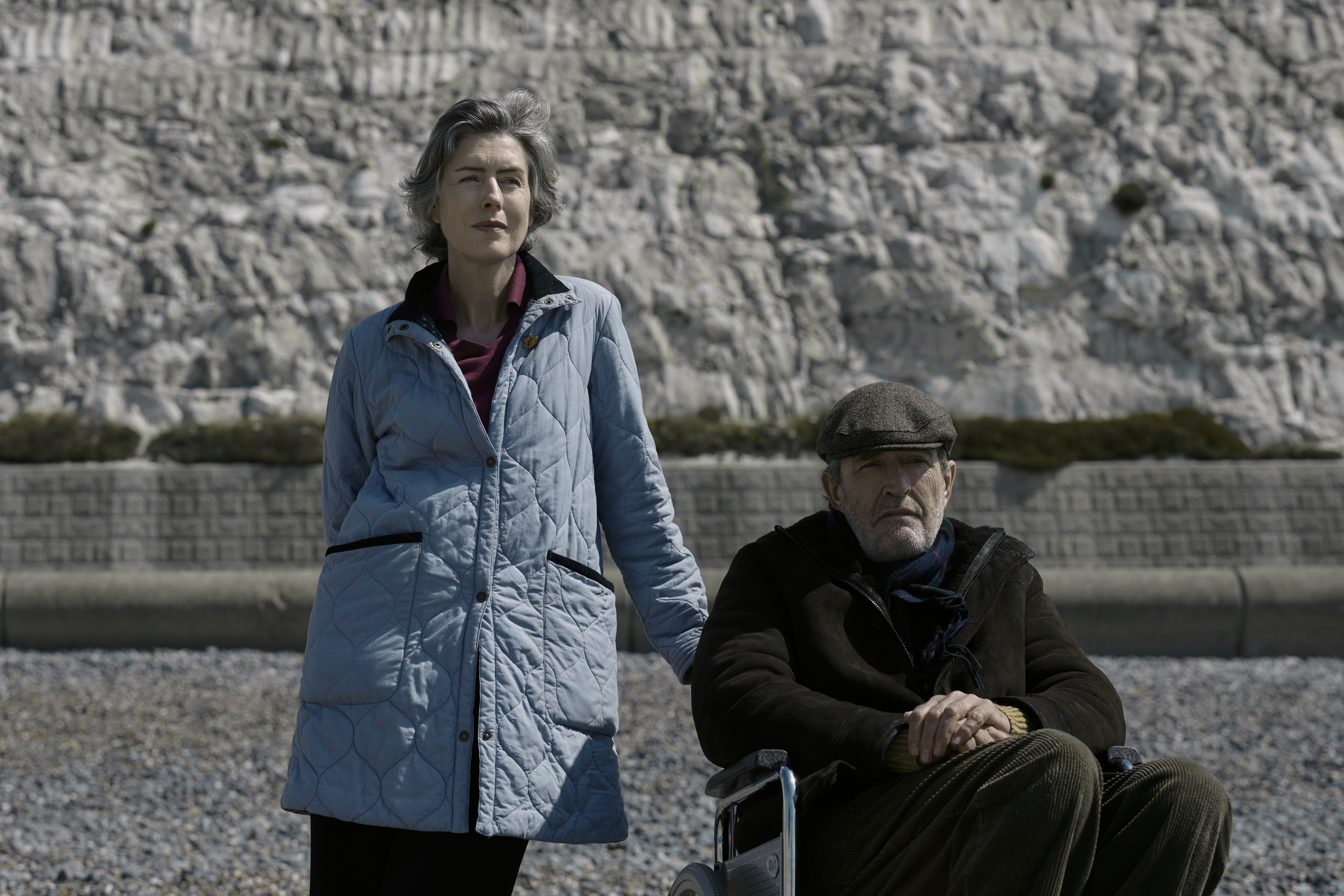 Rupert Everett and Gina McKee in My Policeman (2022)