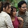 Eva Longoria, Michael Peña, and Isabela Merced in Dora and the Lost City of Gold (2019)