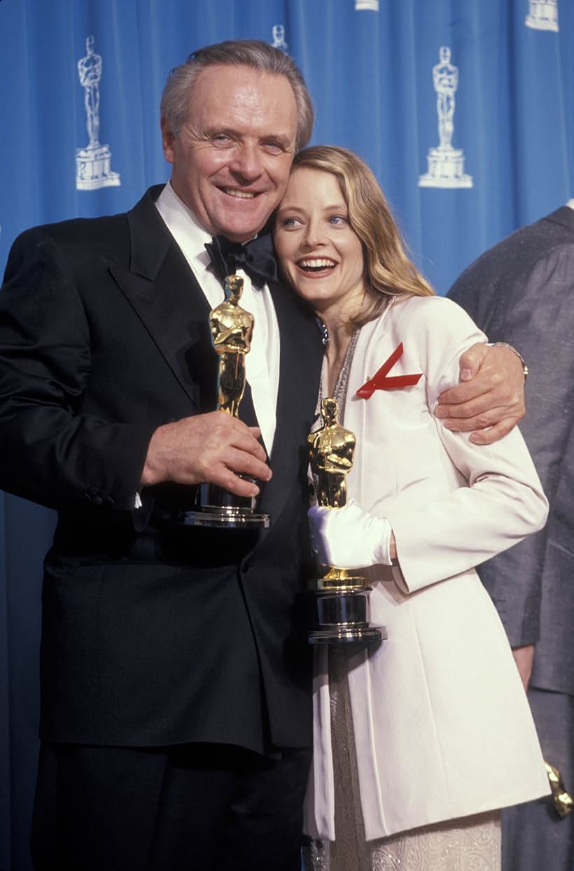 Jodie Foster and Anthony Hopkins at an event for The Silence of the Lambs (1991)