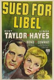 Linda Hayes and Kent Taylor in Sued for Libel (1939)