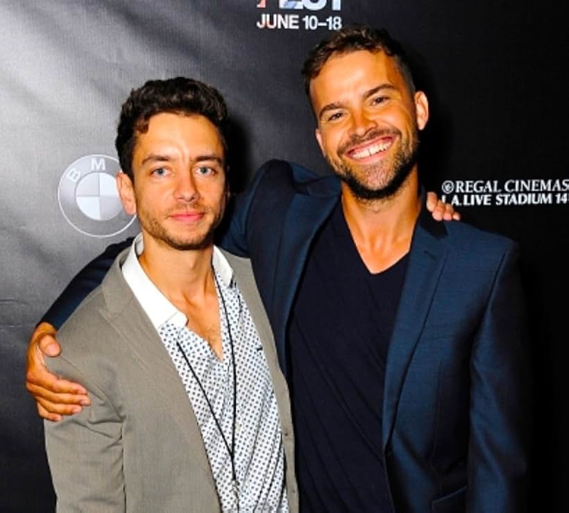 Actors Andrew Perez and Dillon Porter at the "Bastards y Diablos" premiere, Los Angeles Film Festival