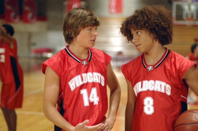 Corbin Bleu and Zac Efron in High School Musical (2006)