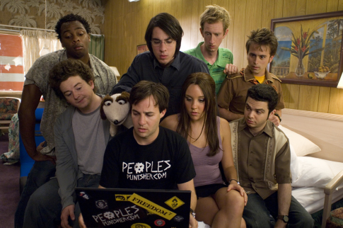 Amanda Bynes, Adam Hendershott, Jeremy Howard, Samm Levine, Danny Strong, Donté Bonner, and Jack Carpenter in Sydney White (2007)