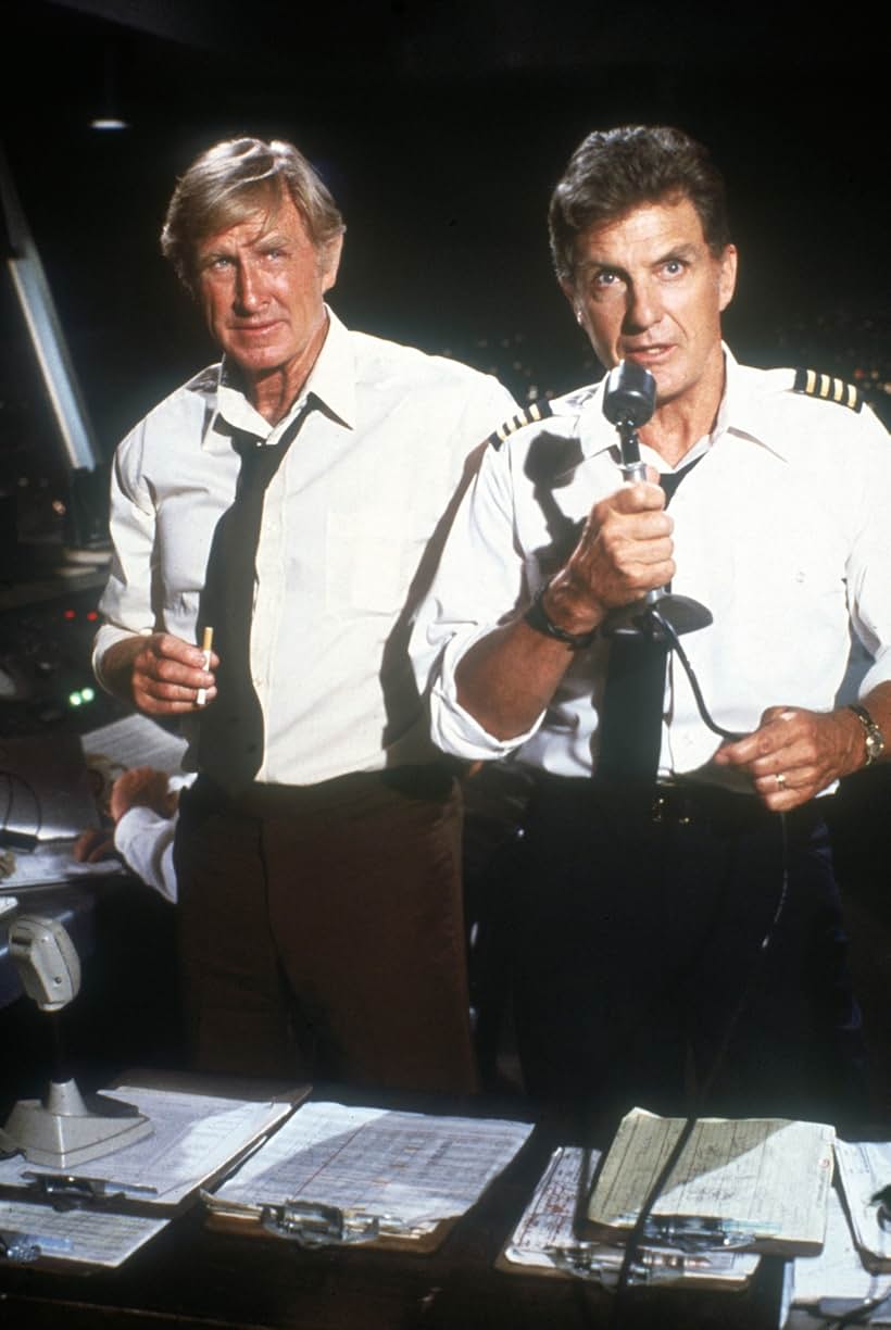 Lloyd Bridges and Robert Stack in Airplane! (1980)