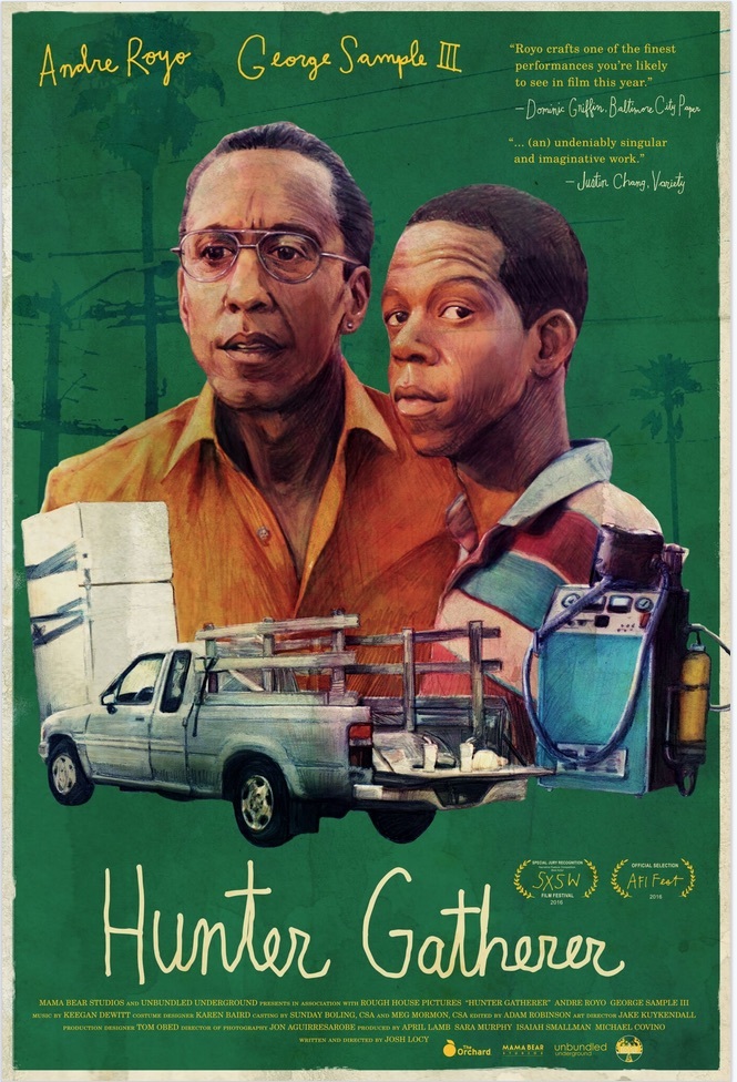 Andre Royo and George Sample III in Hunter Gatherer (2016)