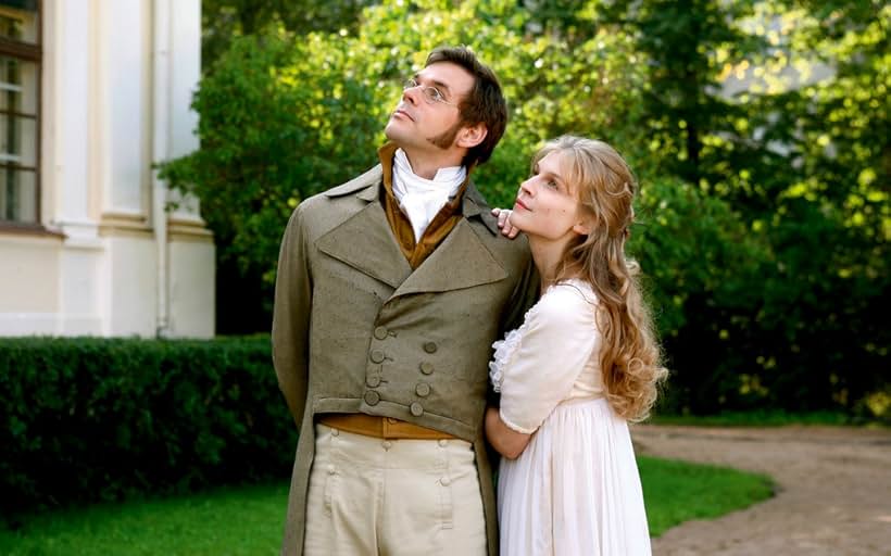 Still of Alexander Beyer and Clémence Poésy in War and Peace (Count Pierre Bezukhov & Natasha Rostova)