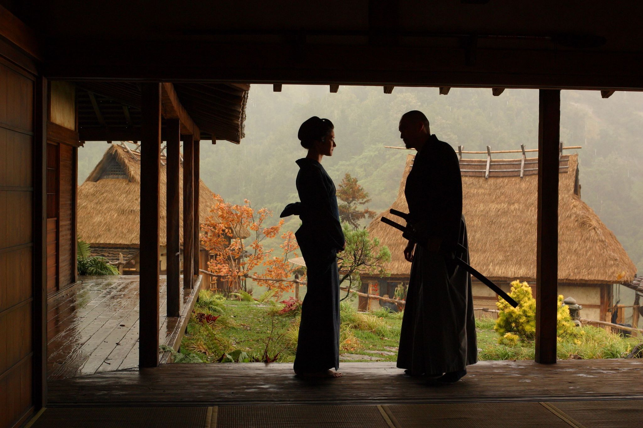 Koyuki and Ken Watanabe in The Last Samurai (2003)