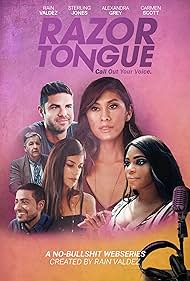 Sterling Jones, Shaan Dasani, Carmen Scott, Rain Valdez, Randy Aronson, and Alexandra Grey in Razor Tongue (2019)