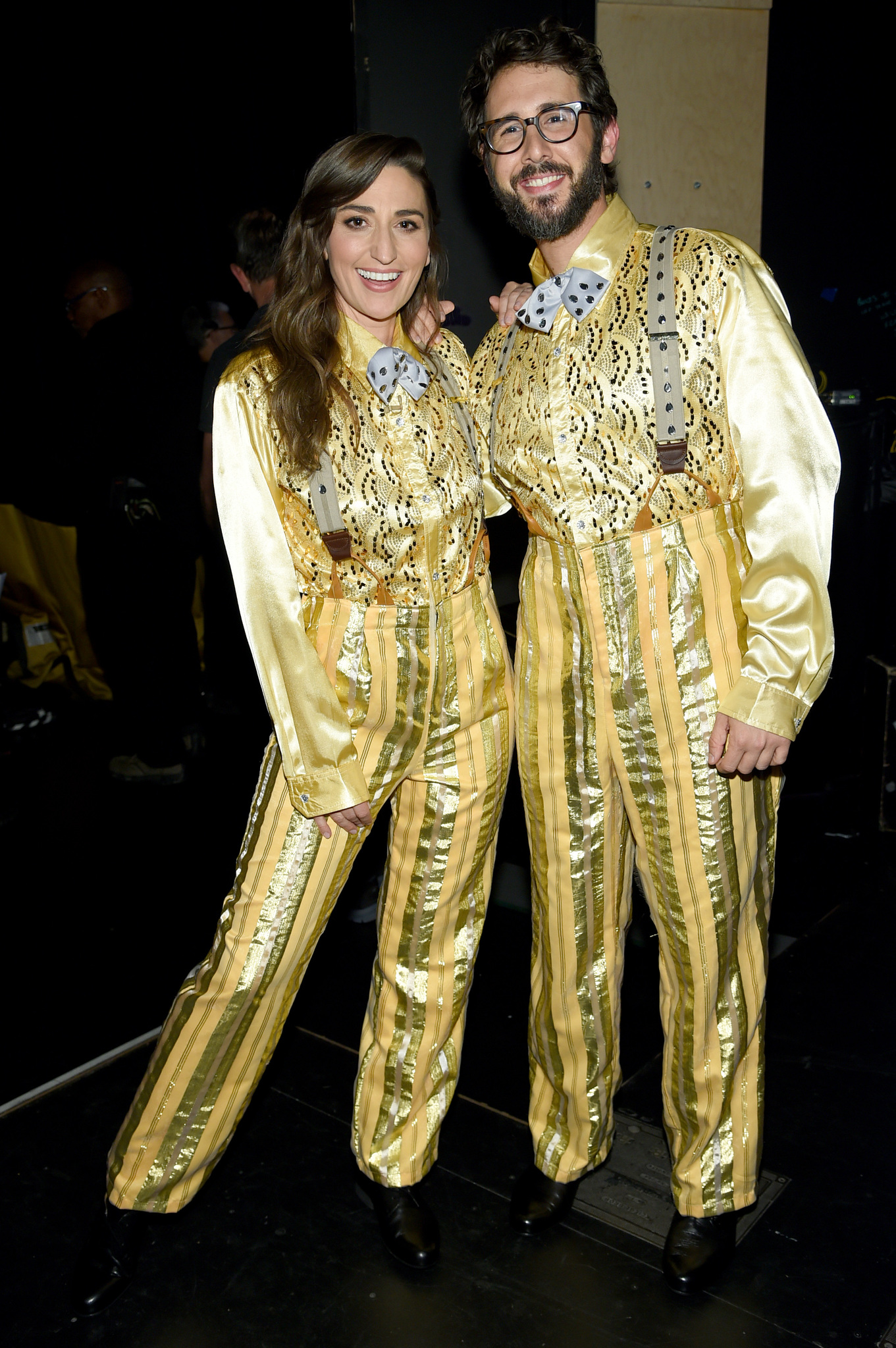 Josh Groban and Sara Bareilles at an event for The 72nd Annual Tony Awards (2018)