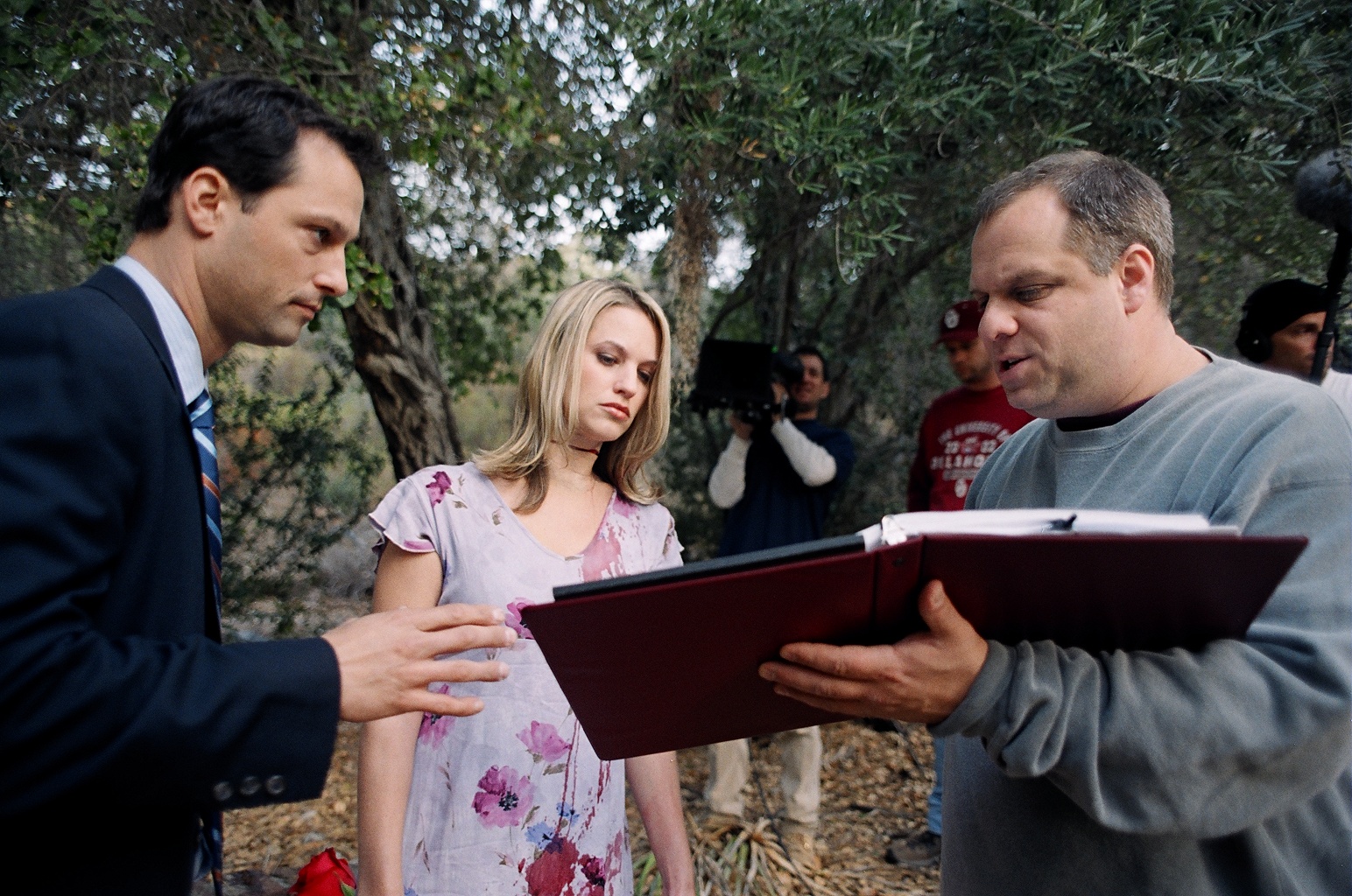 Ben Parrillo, Kristi Clainos and Paul Tarantino in Headhunter 