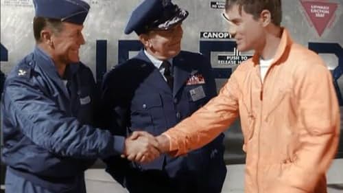 Larry Hagman, Hayden Rorke, and Chuck Yeager in I Dream of Jeannie (1965)