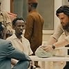 Evan Peters, Barkhad Abdi, and Mohamed Osmail Ibrahim in The Pirates of Somalia (2017)