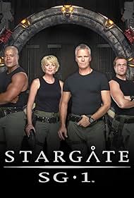 Richard Dean Anderson, Christopher Judge, Michael Shanks, and Amanda Tapping in Stargate SG-1 (1997)