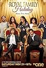 Vivica A. Fox, Debbi Morgan, Richard Lawson, Romeo Miller, Chelsea Tavares, Tequilla Whitfield, and Eric M. Myrick in A Royal Family Holiday (2015)