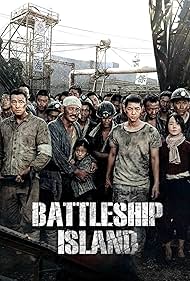 Hwang Jung-min, So Ji-seob, Kim Su-an, and Song Joong-ki in The Battleship Island (2017)