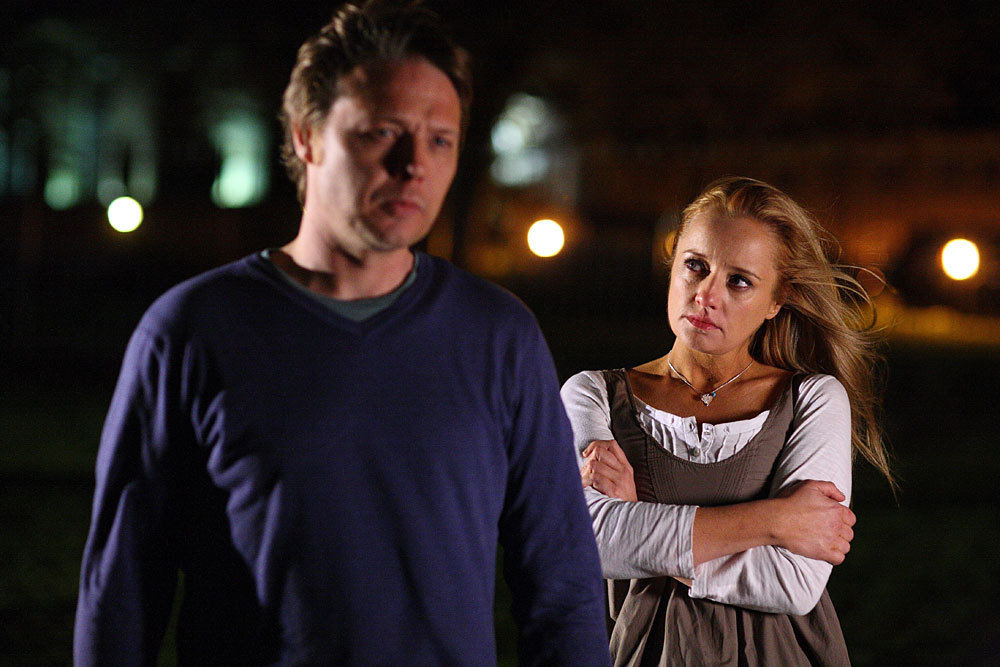 Still of Shaun Dooley and Lucy Davis in 'Married Single Other'