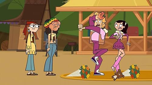 Emilie-Claire Barlow, Katie Griffin, Julie Lemieux, and Scott McCord in Total Drama Presents: The Ridonculous Race (2015)