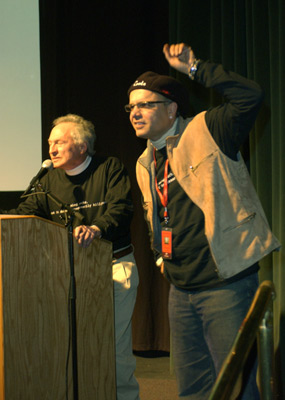 Joe Pantoliano and Eric Weber at an event for Second Best (2004)