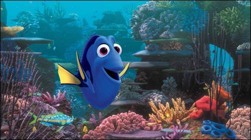 Ellen DeGeneres, Thomas Newman, and Eric Bana in Finding Nemo (2003)