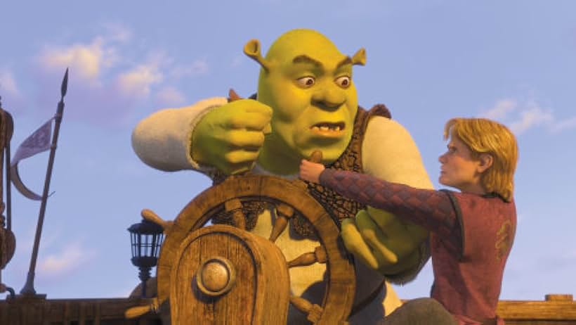 Mike Myers and Justin Timberlake in Shrek the Third (2007)