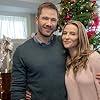 Jill Wagner and Luke Macfarlane in Karen Kingsbury's Maggie's Christmas Miracle (2017)