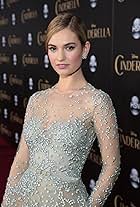 Lily James at an event for Cinderella (2015)