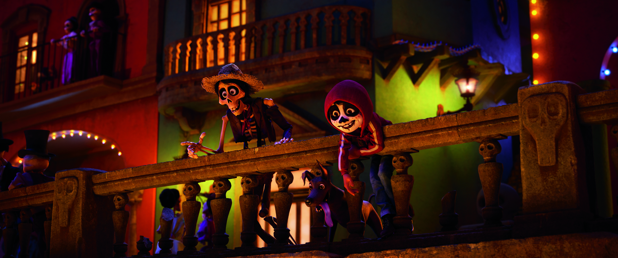 Gael García Bernal and Anthony Gonzalez in Coco (2017)