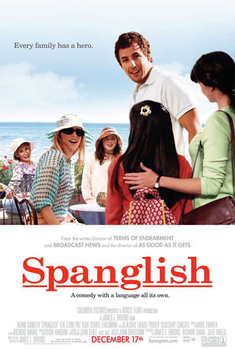 Téa Leoni, Adam Sandler, Cloris Leachman, Paz Vega, and Sarah Steele in Spanglish (2004)