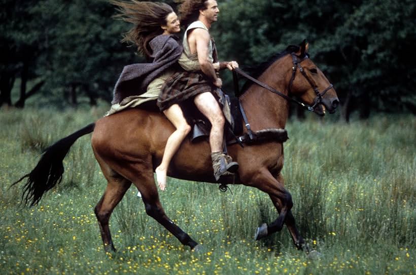 Mel Gibson and Catherine McCormack in Braveheart (1995)