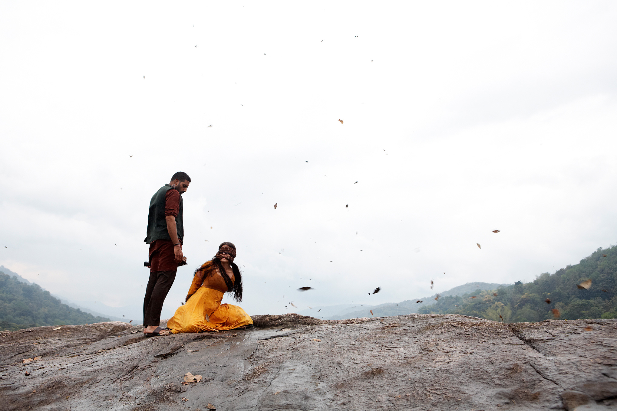 Abhishek Bachchan and Aishwarya Rai Bachchan in Raavan (2010)