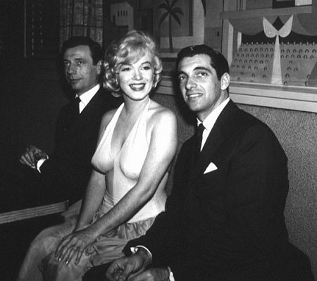 M. Monroe & Yves Montand at a party for "Let's Make Love" 1960 ©1978 David Sutton