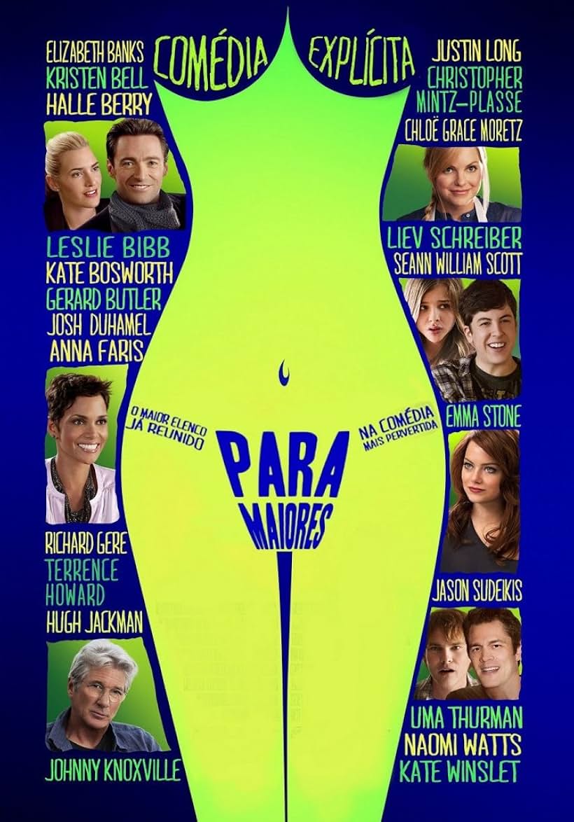 Richard Gere, Kate Winslet, Halle Berry, Seann William Scott, Anna Faris, Hugh Jackman, Johnny Knoxville, Emma Stone, Chloë Grace Moretz, and Christopher Mintz-Plasse in Movie 43 (2013)