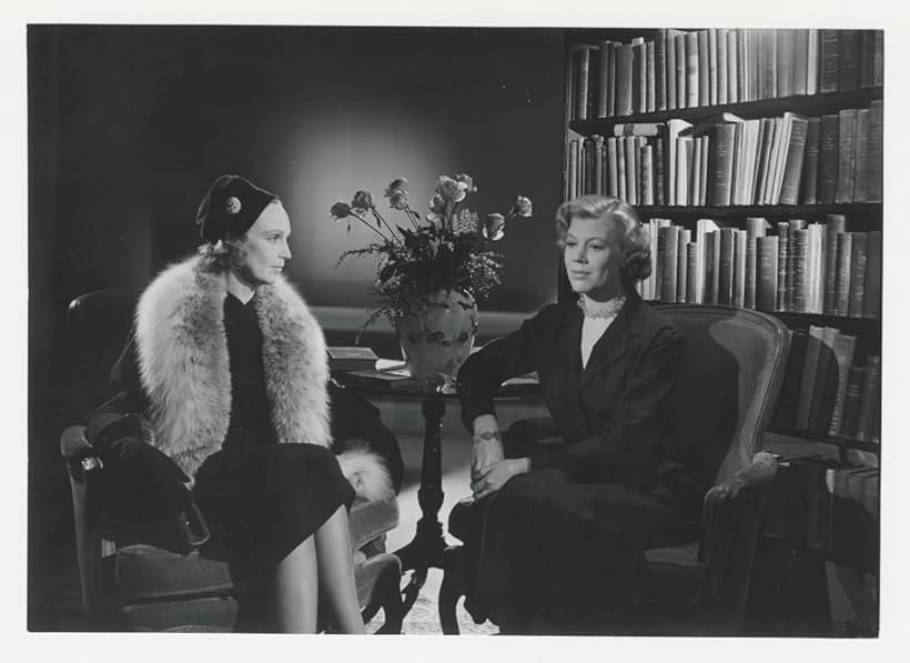 Irma Christenson and Inga Tidblad in Divorced (1951)