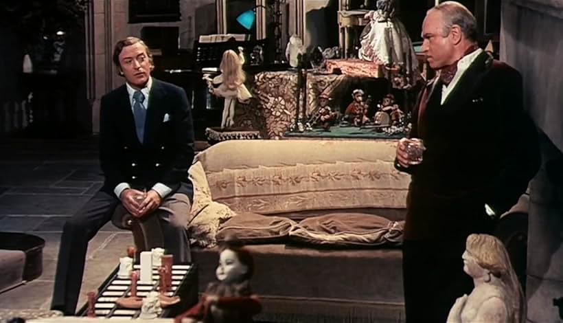 Laurence Olivier and Michael Caine in Sleuth (1972)