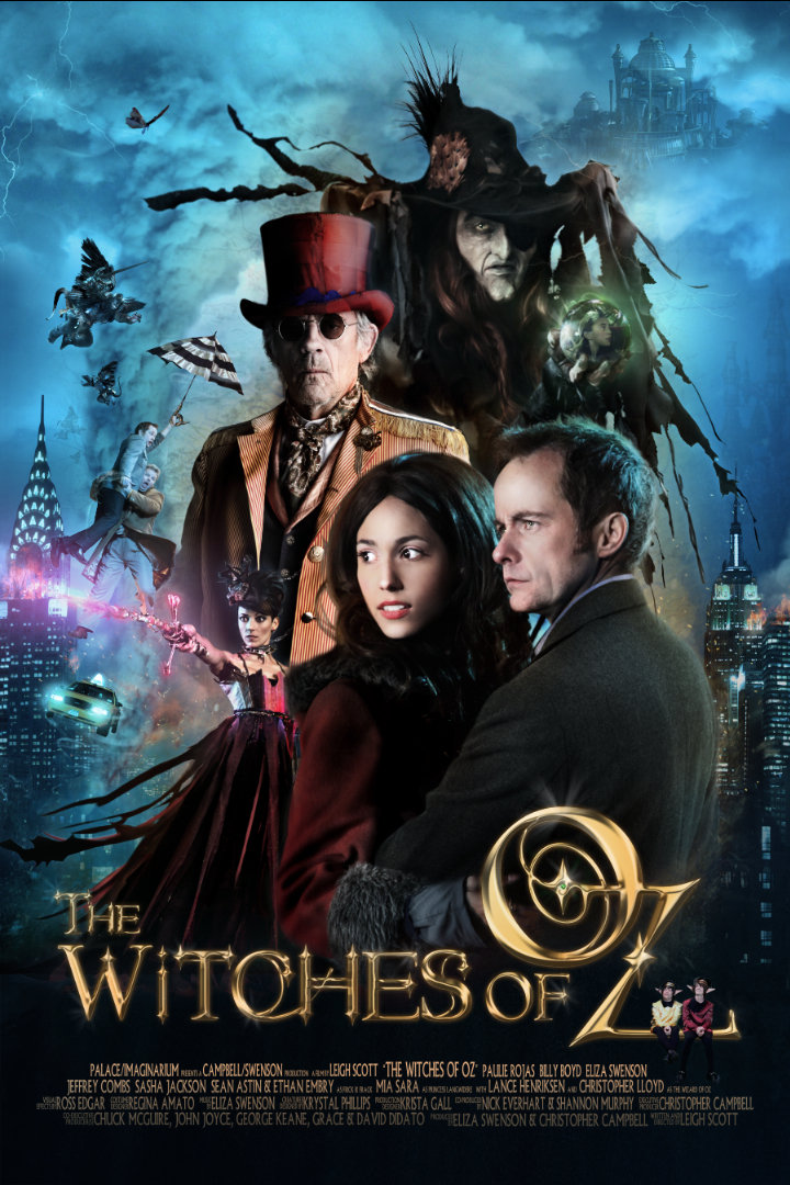 Christopher Lloyd, Billy Boyd, Eliza Swenson, and Paulie Rojas in The Witches of Oz (2011)