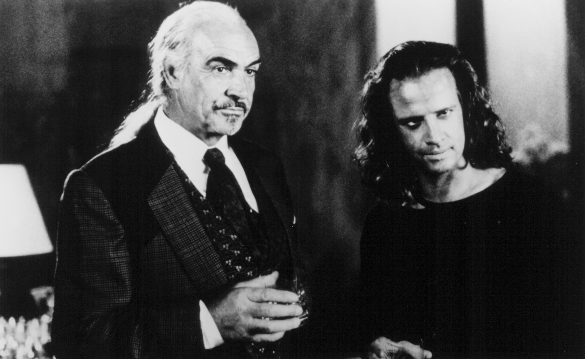 Sean Connery and Christopher Lambert in Highlander II: The Quickening (1991)