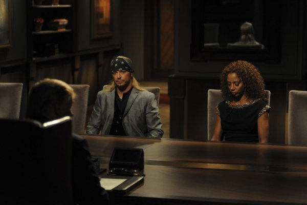 Holly Robinson Peete and Bret Michaels in The Apprentice (2004)