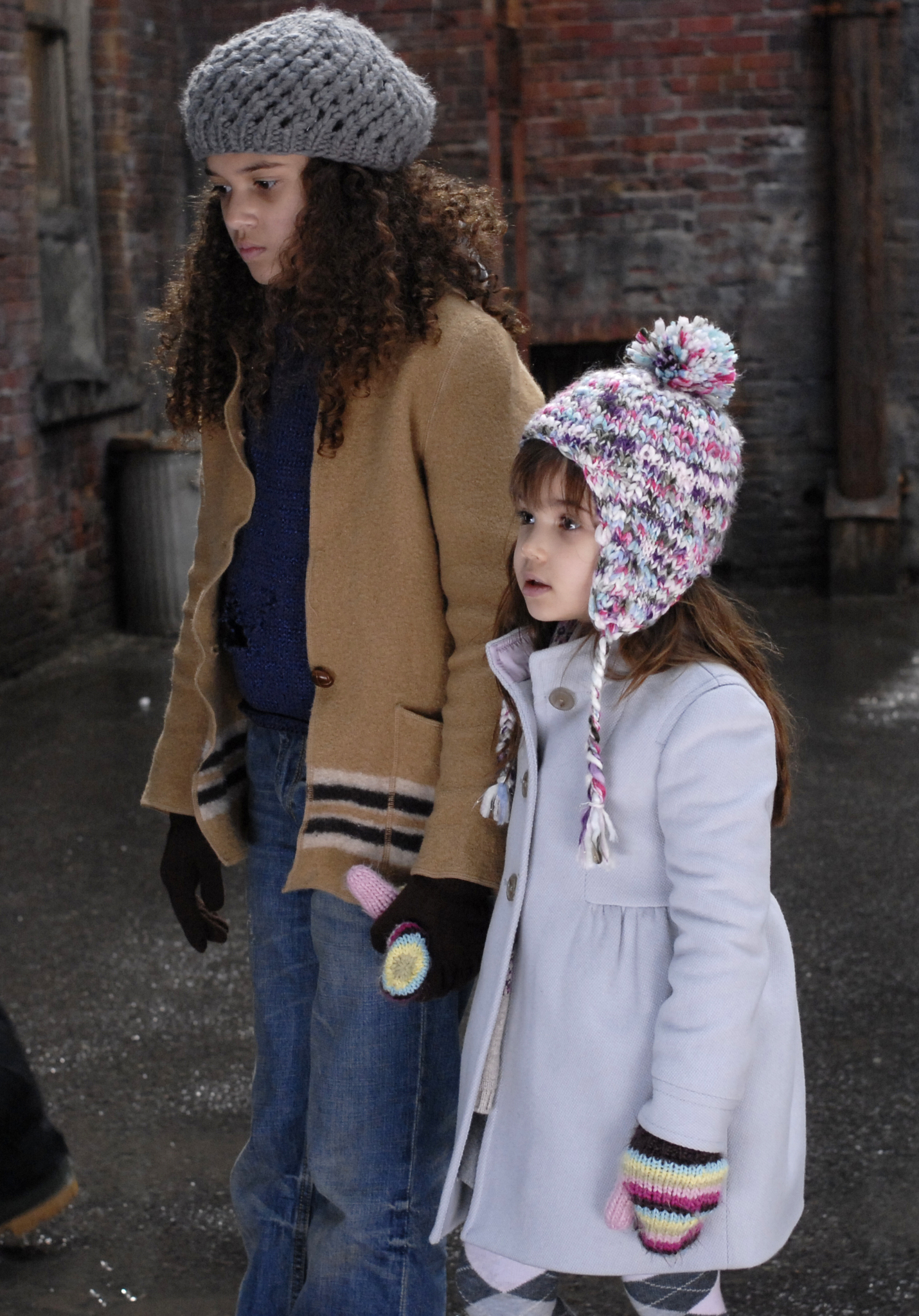 Madison Pettis and Kaitlyn Maher in The Search for Santa Paws (2010)