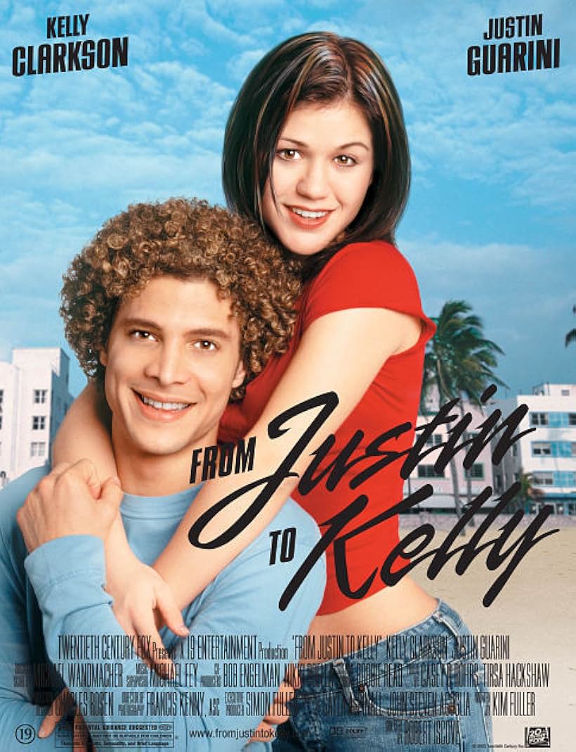 Kelly Clarkson and Justin Guarini in From Justin to Kelly (2003)