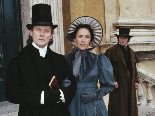 Rufus Sewell, Juliet Aubrey, and Patrick Malahide in Middlemarch (1994)