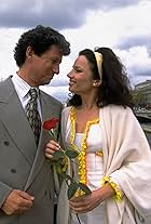 Fran Drescher and Charles Shaughnessy in The Nanny (1993)