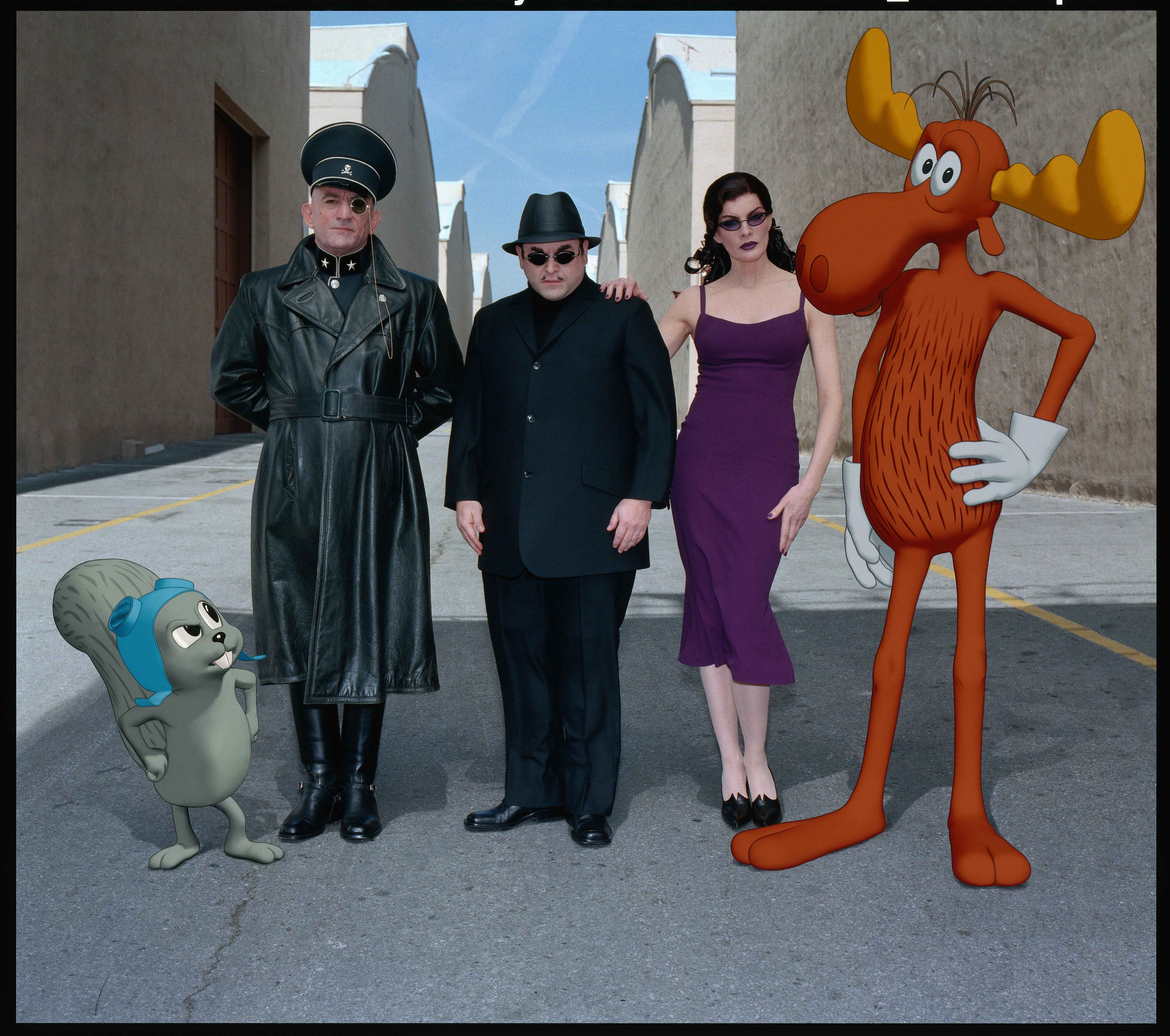 Robert De Niro, Rene Russo, Jason Alexander, June Foray, and Keith Scott in The Adventures of Rocky & Bullwinkle (2000)