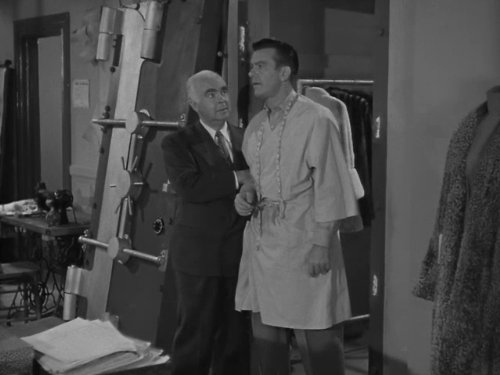 Hugh Beaumont and Harry Cheshire in Adventures of Superman (1952)