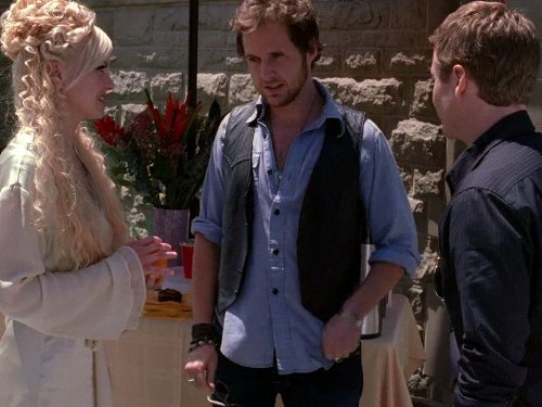 A.J. Buckley, Kevin Connolly, and Anna Faris in Entourage (2004)