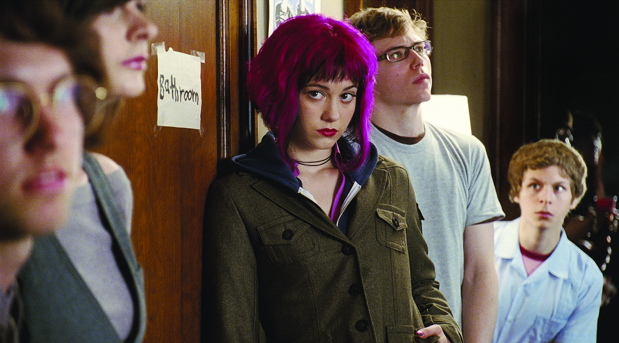 Michael Cera and Mary Elizabeth Winstead in Scott Pilgrim vs. the World (2010)